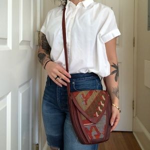Vintage Aztec style bag